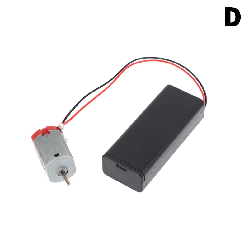 130 Motor Kit with Battery Case & Switch 16500RPM DIY Electronic Motor Kit