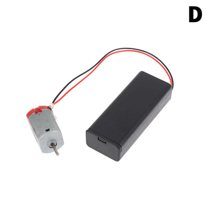 130 Motor Kit with Battery Case & Switch 16500RPM DIY Electronic Motor Kit