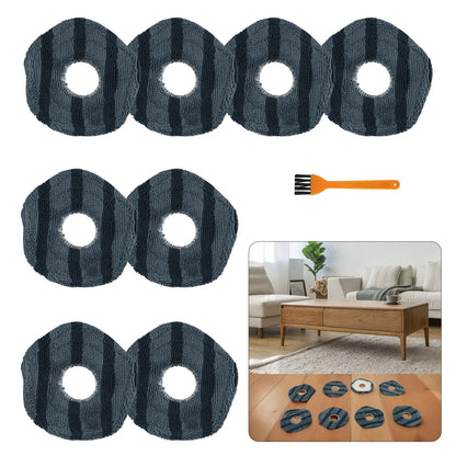 Daily Maintenance 13.5*13 Cm Robot Vacuum Pads Easy Install Vacuum Cleaner Pads Vacuumcleaner Versatile Pack Options