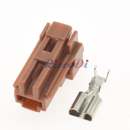 DJ70129-6.3-11/21 1-Pin 6.3mm Automotive Connector Plug Female Male OEM 6098-0232 6098-0234