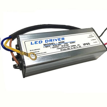 LED Driver Power Supply 10W-60W 300-1800MA Floodlight Transformer Waterproof 44*25*21Mm Overload Protection Electronic Component