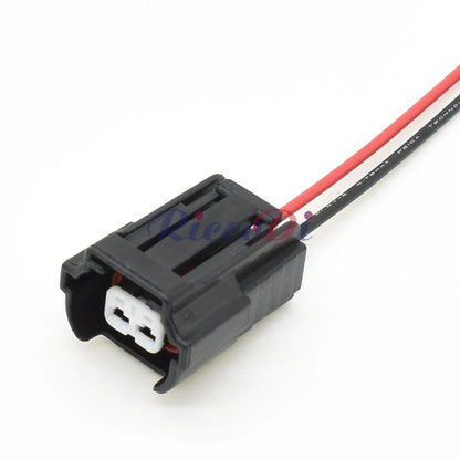 DJ7022B-2.2-21 2-Pin Fuel Injector Wire Socket Connector for VW Nissan OEM 6195-0043
