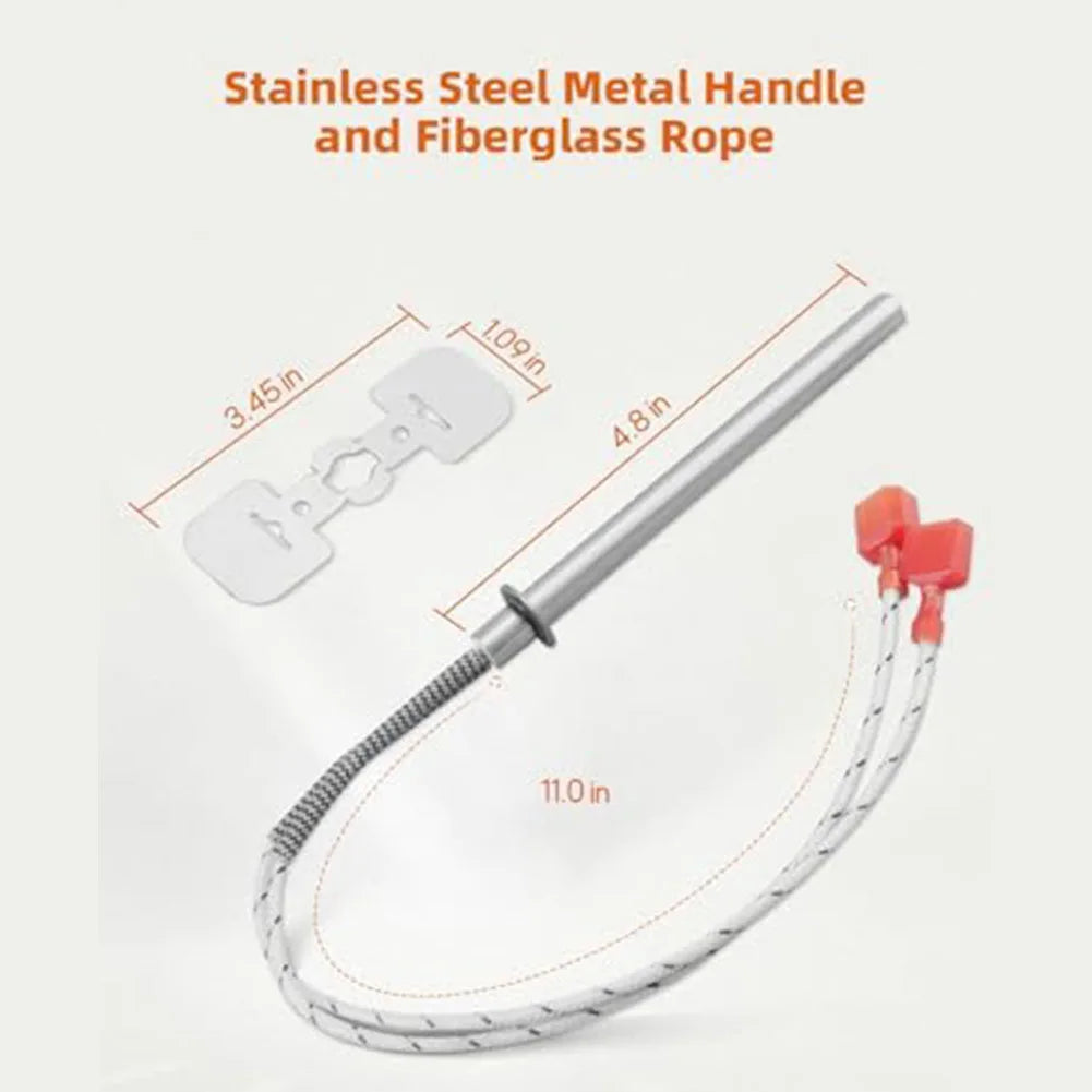 SRV7000-660 Pellet Stove Igniter Heating Tube with Bracket | 120V 300W | PelPro PP130 PP150 Pleasant Hearth PH35PS