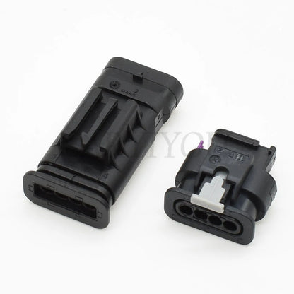 4 Pin Female Male Auto Cable Plug Water Temperature Sensor Connector Socket 1718657-1 for Heavy Machinery
