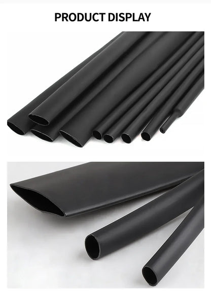 5 Meter 4:1 Dual Wall Heat Shrink Tube with Glue Heat Shrinkable Tubing 4-32mm