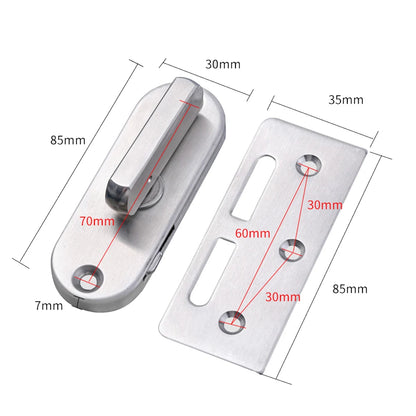 Reinforced Safety Door Lock Exquisite Reinforced Stainless Steel Most Door Flap Locks For Most Door Flap Locks