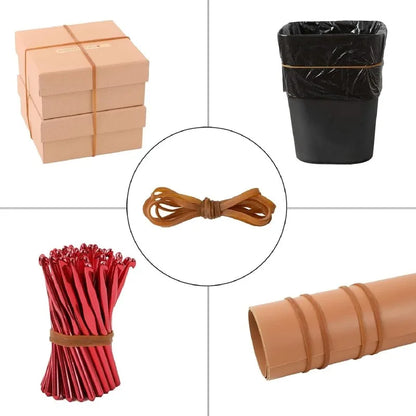 60mm Width Large Thickened Rubber Bands Heavy Duty File Elastic Rubber Bands for Home Kitchen Office Workshop Warehouse Supplies