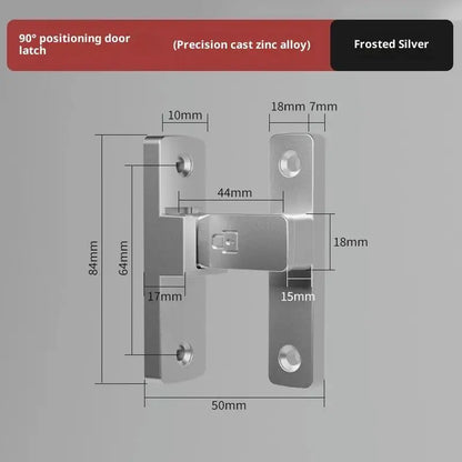 Latch Deadbolt Indoor Non-Punch Surface Mounted Door Lock Bathroom Sliding Door Buckle Snap Bolt Old-Fashioned Room Privacy Lock