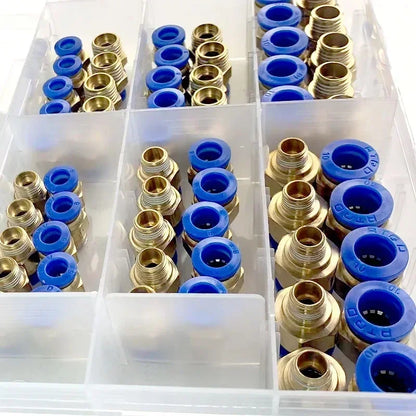 PC Series 4mm 6mm 8mm 10mm 12mm Air Joint Connectors Hose Tube Pneumatic Fittings 1/4 1/8 Push-In Quick Release Couplings