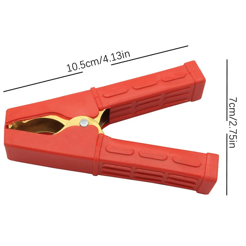 2PCS 200A Alligator Clips Car Battery Insulated Clamp for Jumper Cables
