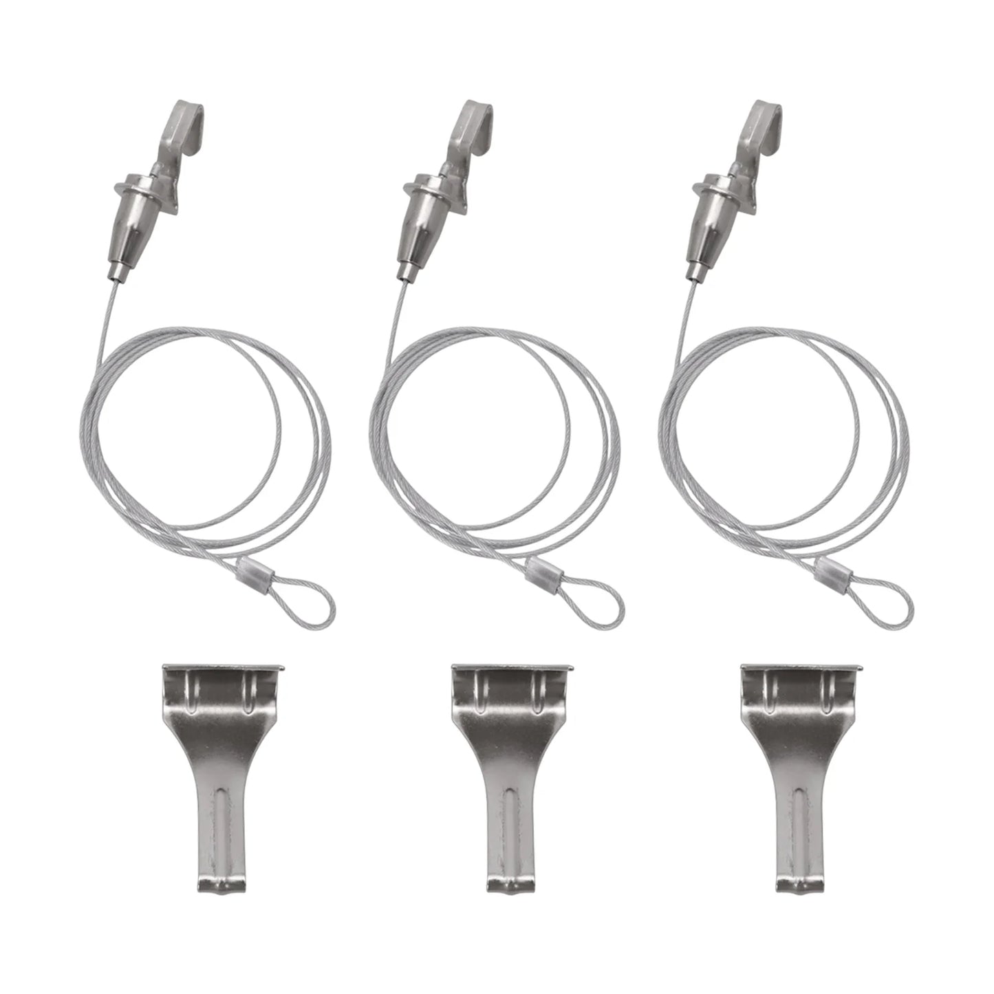 Stainless Steel Adjustable Picture Hanging Cable System Supporting Up to 66 lbs Perfect Solution for Home or Gallery Use