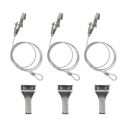 Stainless Steel Adjustable Picture Hanging Cable System Supporting Up to 66 lbs Perfect Solution for Home or Gallery Use