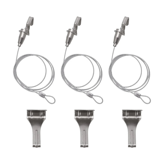 Stainless Steel Adjustable Picture Hanging Cable System Supporting Up to 66 lbs Perfect Solution for Home or Gallery Use