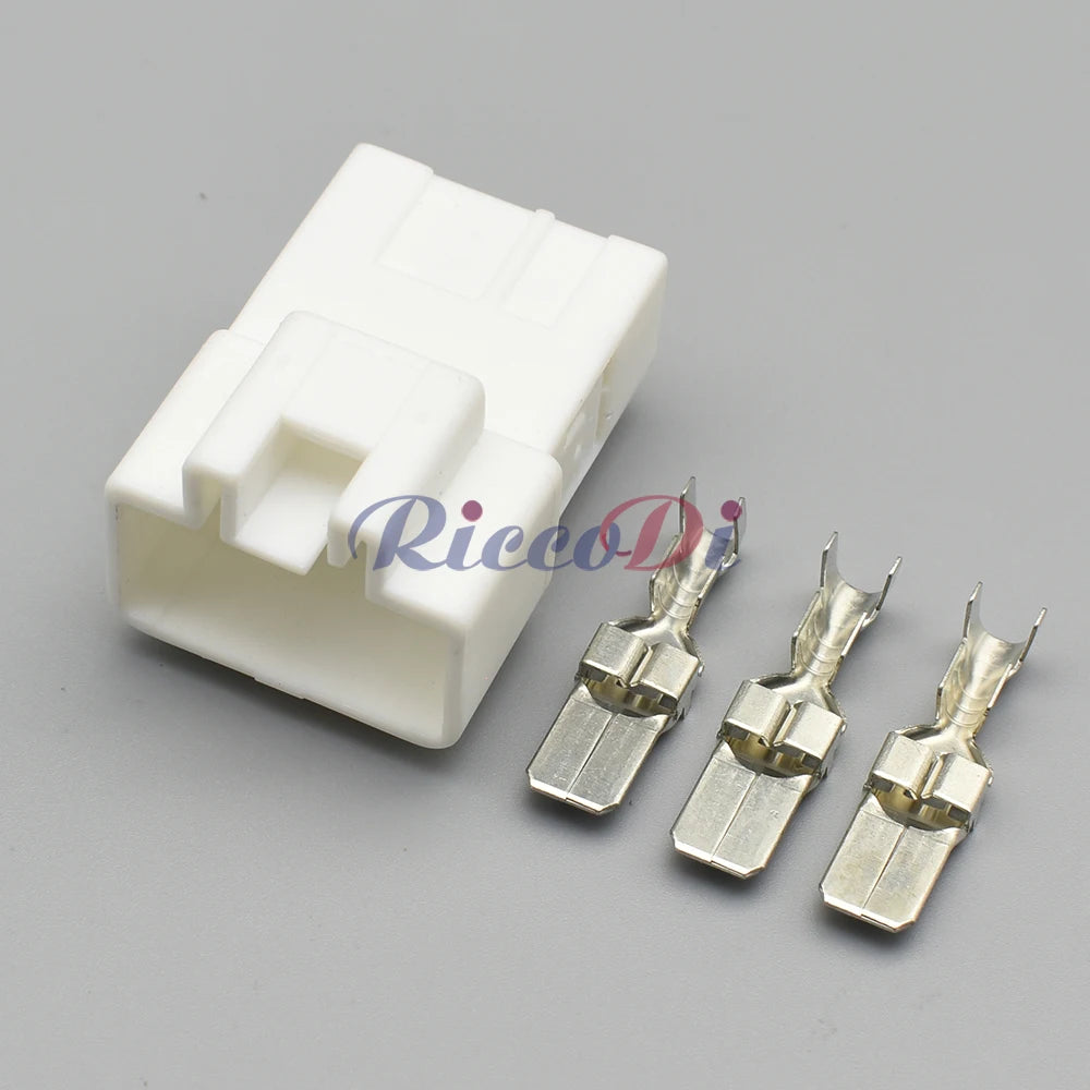 3 Pin 7.8mm 312 Series Unsealed Connector 7282-3030 7283-3030 DJ7035Y-7.8 PA66 Male Female