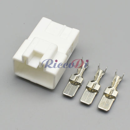 3 Pin 7.8mm 312 Series Unsealed Connector 7282-3030 7283-3030 DJ7035Y-7.8 PA66 Male Female
