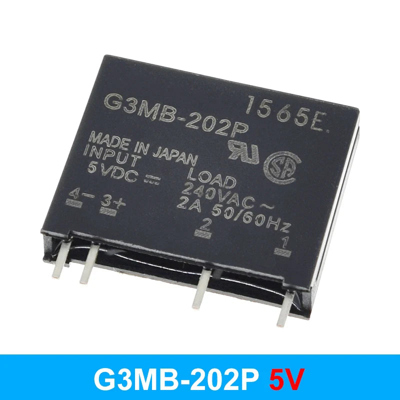 5pcs G3MB-202P Solid State Relay Module DC Control AC SSR Four-Pin