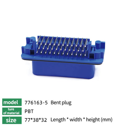 ECU Controller Connector PCB Panel Waterproof Bent Needle Pin Socket Plug Board Terminal 776087 776163 776267 776280