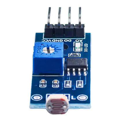 Photosensitive Sensor Module 4-Pin 3.3-5V Photoresistor Light Detection Module for Arduino
