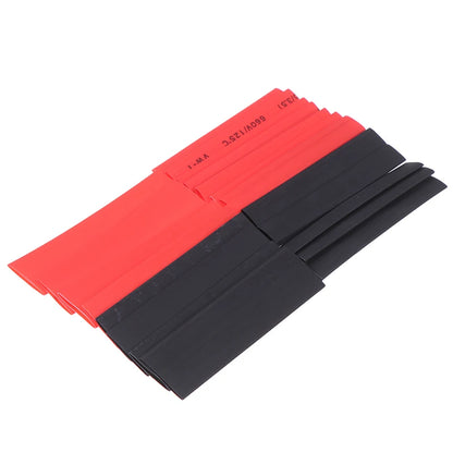 New 127Pcs Black Glue Weatherproof Heat Shrink Sleeving Tubing Tube Assortment Kit