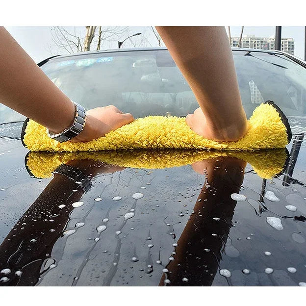 Thick Microfiber Car Cleaning Towels Double Layer Absorbent Cloth