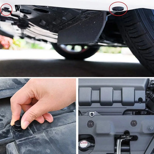 8mm Automotive Fastener Rivets Clips for Nissan Body Bumper Trim 10-100pcs