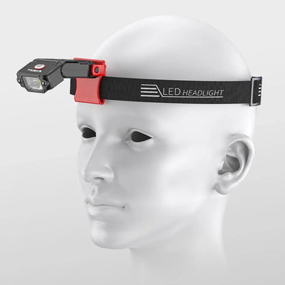 Mini Sensor LED Headlamp Adjustable Angle Hat Cap Clip Lights Waterproof USB Rechargeable Lamp Outdoor Camping Fishing Headlight