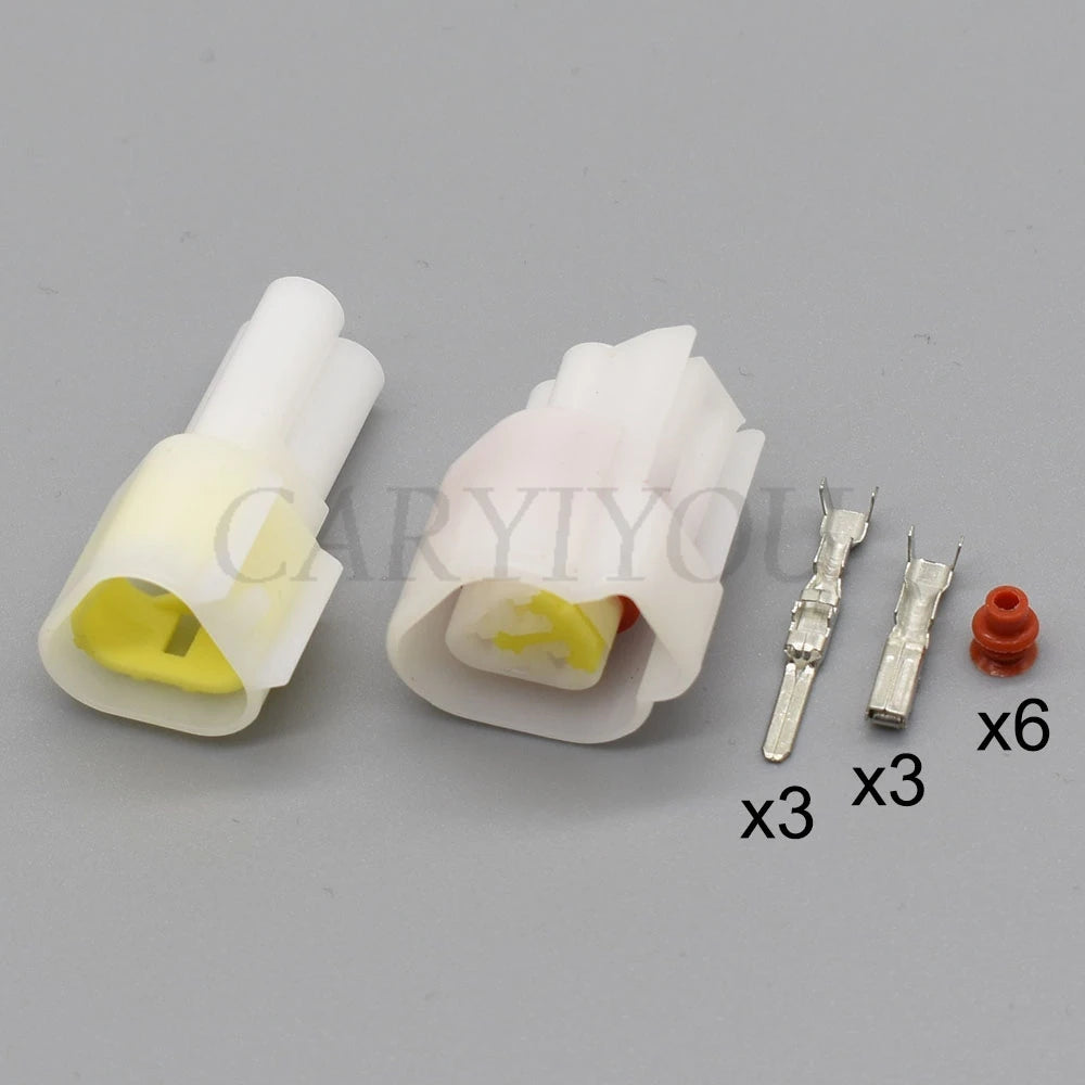 3-Pin 2.3mm Furukawa Waterproof Connector FW-C-3M-B / FW-C-3F-B DJ7031Y-2.3 Male Female