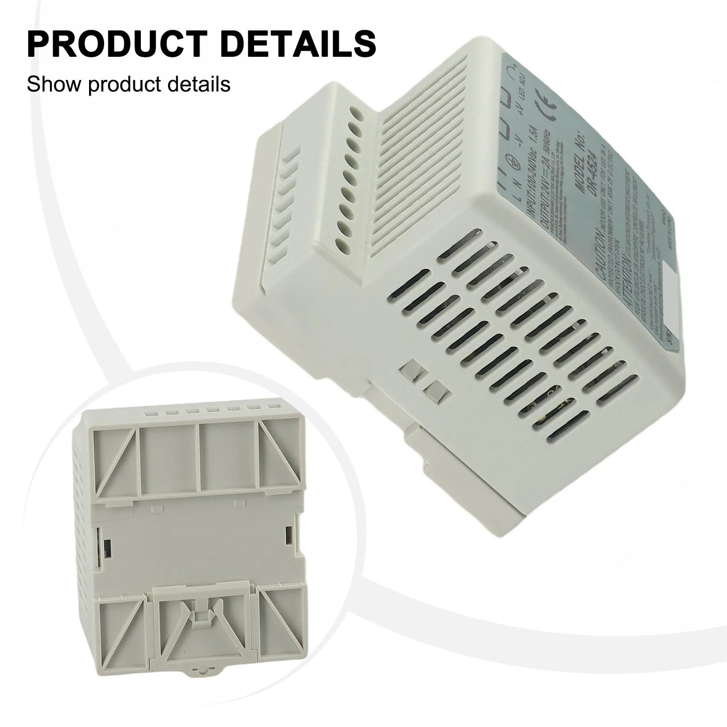 Electrical Equipment Rail Power Supply Switching Mode Power Supply Single Output 24V Din Rail Switching Brand New
