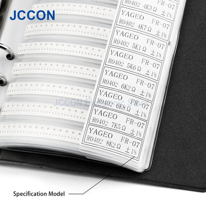 SMD Resistor Kit 0805 0603 1206 1% 0Ω–10MΩ Assortment for DIY Repair
