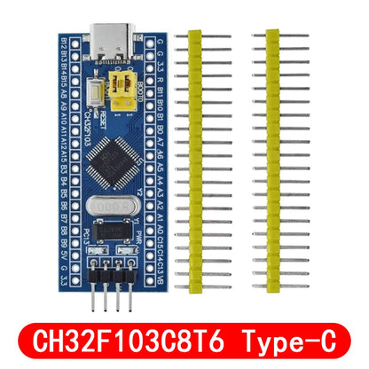STM32F103C8T6 CH32F103C8T6 ARM Cortex-M3 Development Board with ST-LINK V2 Programmer