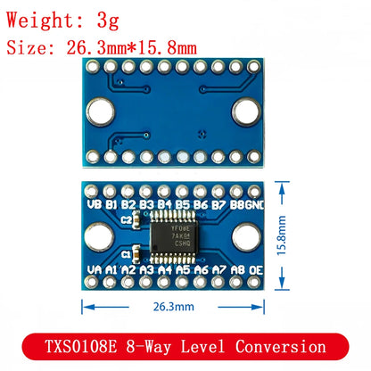 2-Channel 4/8-Way Bi-Directional Logic Level Converter Module 5V to 3.3V for Arduino