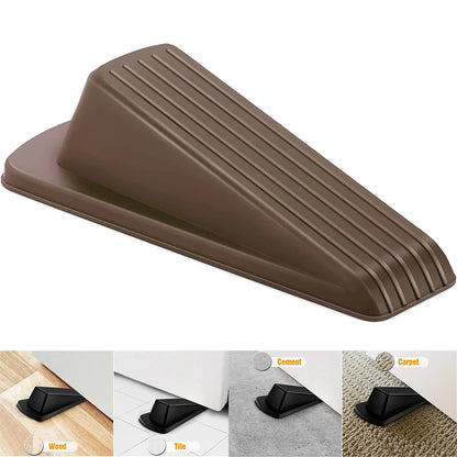 Gate Stop Holder Door Stopper 1pcs Anti-kick Black/gray/brown Elegant Design Natural Rubber Office Environmentally Friendly