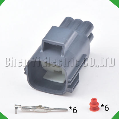 6 Pin Electric Fuel Pump Connector 7282-5553-10 7283-5553-10 Waterproof Plug