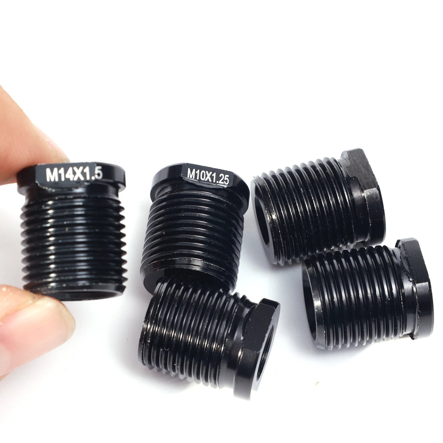 Car Shift Knob Adapter Screw Nut Thread Reducer Converter Aluminum Alloy Universal Gear Shifter Lever Head Connector Fastener