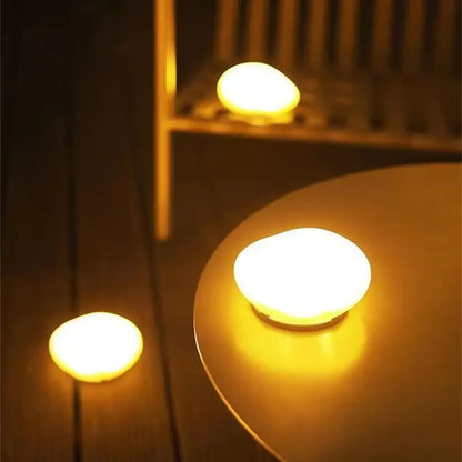 Solar Decorative Frosted Ground Lamp Outdoor Waterproof Garden Light