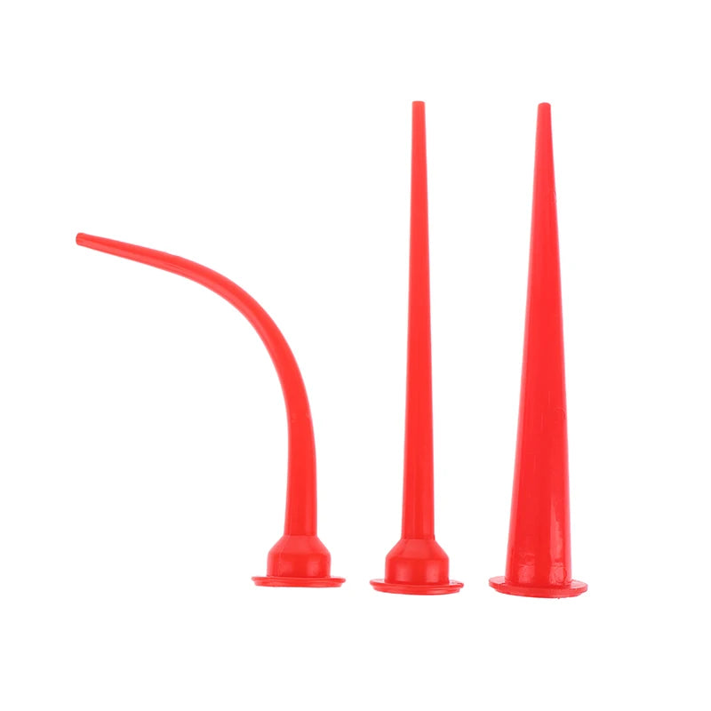 Long Caulking Nozzle Applicator Extension Tool Plastic Sealant Set