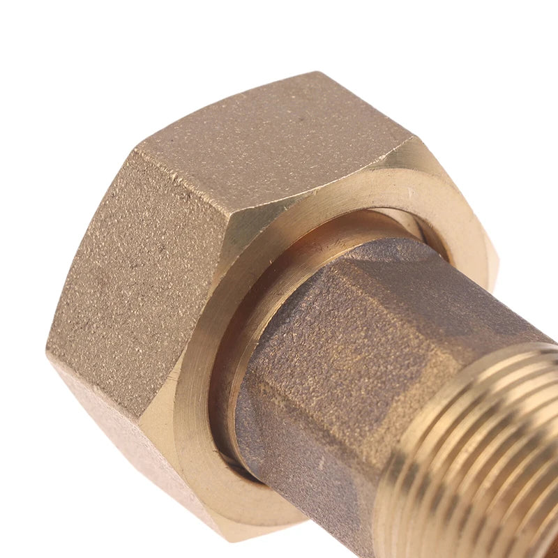 1/2" & 3/4" Water Meter Adapter Male to Female Threaded Coupler Connector