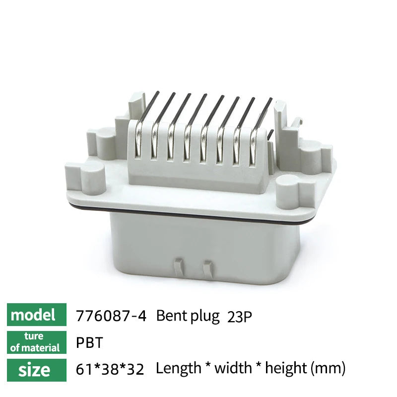 ECU Bent Pin Waterproof Connector PBT 776280 776266 776087 776163 Male Female