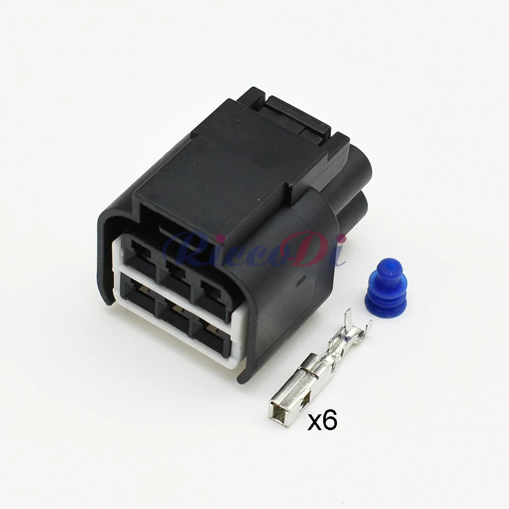 936257-2 / 936294-2 Automotive 6-Pin Waterproof Accelerator Pedal Connector — Female Male Sealed Car Socket