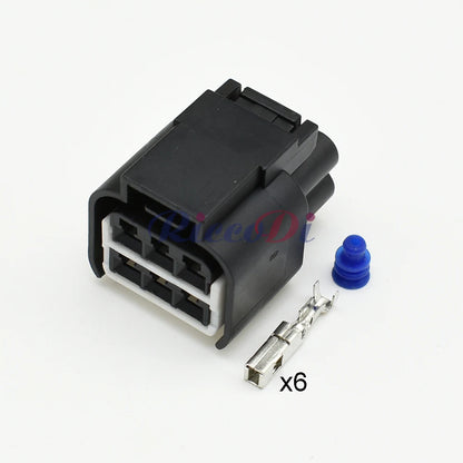936257-2 / 936294-2 Automotive 6-Pin Waterproof Accelerator Pedal Connector — Female Male Sealed Car Socket