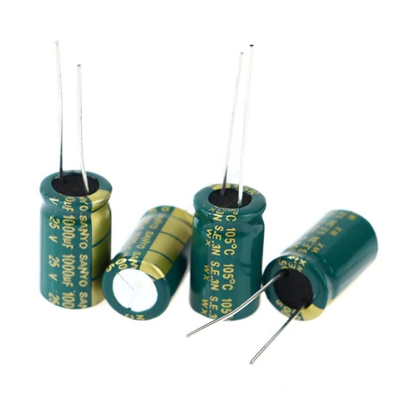 New 20Pcs 25V1000UF 10MMX16MM New Electrolytic Capacitors