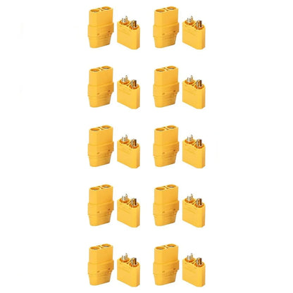 20PCS XT90 Male & Female Connectors For RC Solid 90A Power Connection Electrical Equipment & Supplies Accessories