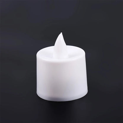 Flameless LED Tealight Candle Heart Shape 48/1PCS