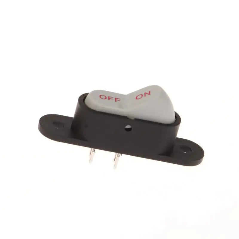 1/5PCS White 2 Pin Light ON/OFF 250V 6A AC AMP 125V 10A Electric Wok Home Start Switch Boat Button Switch