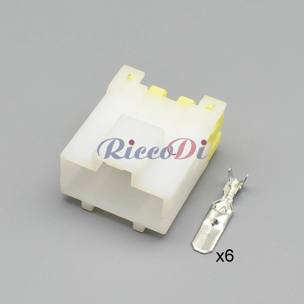 7122-6060 / 7123-6060 Automotive 6-Way Motormeter High Current Connector — Car Instrument Socket with Pre-wired Cables