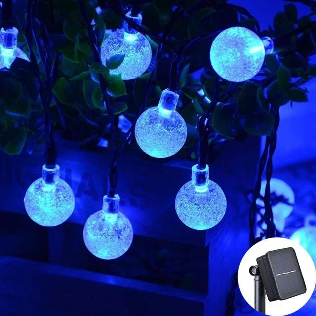 2024 Outdoor Light 100 LED Solar Light Outdoor IP65 Waterproof String Fairy Lamps Solar Garden Garlands Christmas Decoration 12M