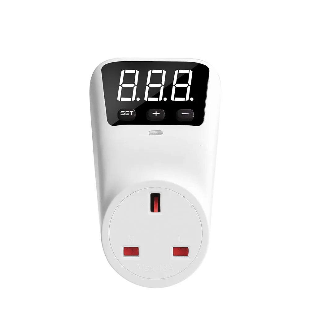Adjustable Voltage Protector Socket AC120V/230V 16A Surge Protection with Delay | DE UK US Plug
