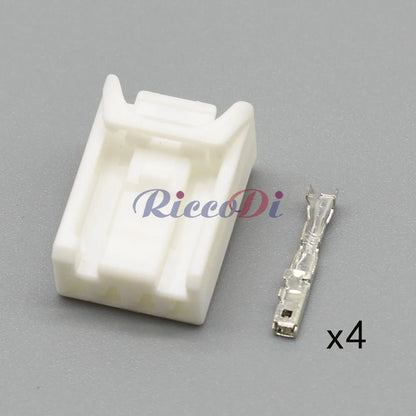 4 Pin 1.5mm Tail Light Brake Turn Signal Connector 7187-8854 7186-8849 PA66 Automotive