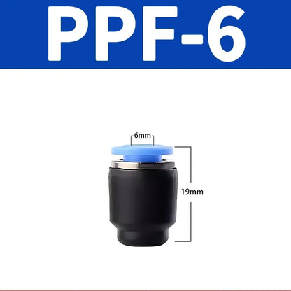 PP PPF Nylon Pneumatic Blanking Plug Hose Tube Push Fit Connector Air Line 4mm 6mm 8mm 10mm 12mm 16mm