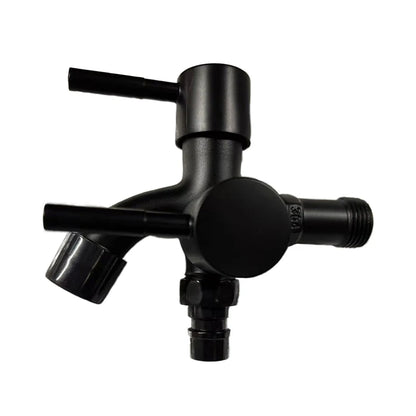 Multifunction Double Outlet Faucet 304 Stainless Steel One Into Two